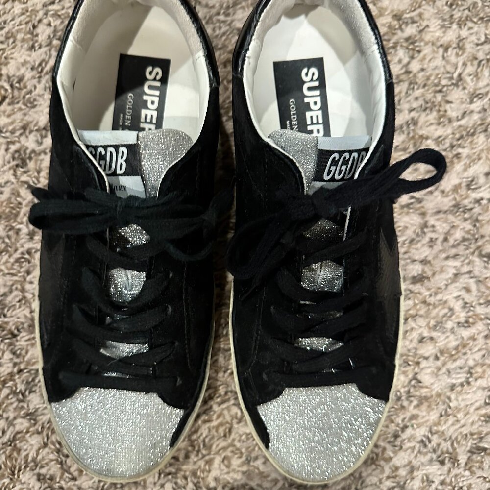 Golden Goose Black Superstar size 37